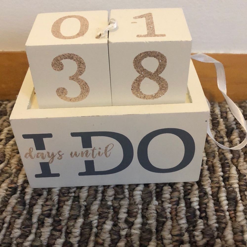 Wedding Countdown blocks